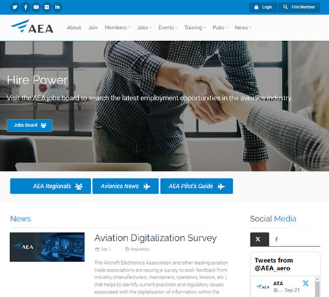 aea.net Website